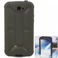 Diseño elegante estuche estanco al agua y desmontable de material plástico para el Samsung Galaxy Note N7100 2 (Gray)